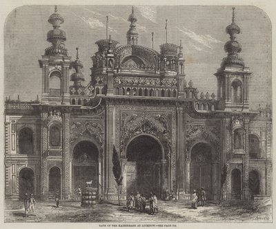 Puerta del Kaiserbagh en Lucknow de Percy Macquoid