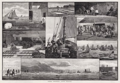 Industrias pesqueras, dragado de ostras de Percy Robert Craft