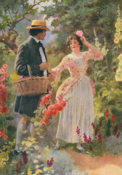 Ilustración para Adam Bede de George Eliot (litografía en color) de Percy Tarrant