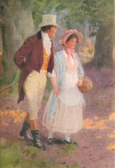 Ilustración para Adam Bede de George Eliot (litografía en color) de Percy Tarrant