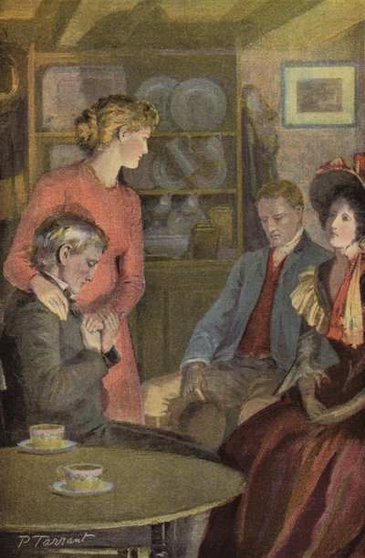 Ilustración para Silas Marner de George Eliot (litografía en color) de Percy Tarrant