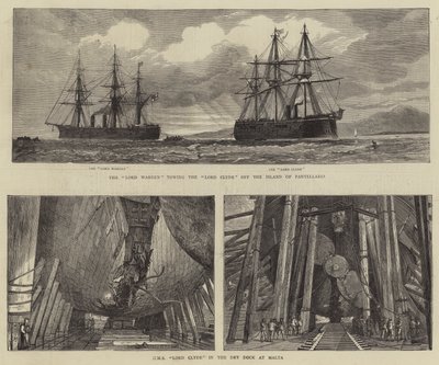 HMS Lord Clyde de Percy William Justyne