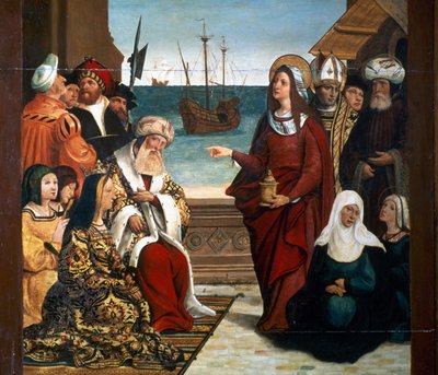 Retablo de María Magdalena (detalle) de Pere Mates