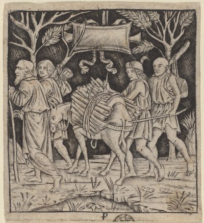 Abraham e Isaac en Camino al Monte Moriah de Peregrino da Cesena