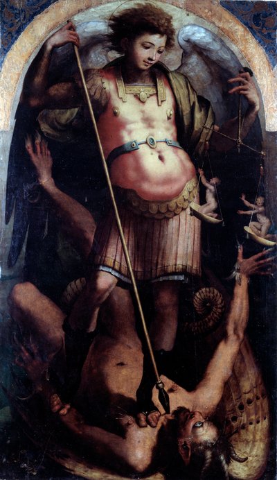 San Miguel, panel central de Perino del Vaga