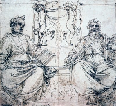 San Pedro y San Pablo, siglo XVI de Perino del Vaga