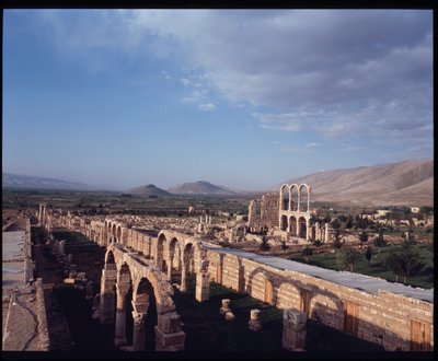 Vista de la ciudad de Anjar, 705-710 de Period Umayyad