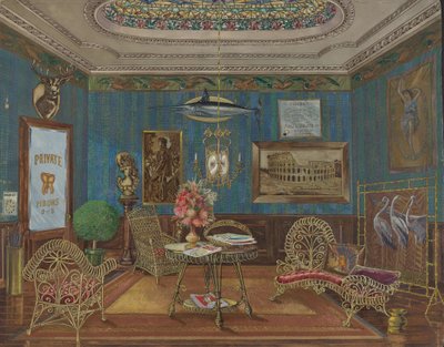 Sala de espera del dentista, 1935-1942 de Perkins Harnly