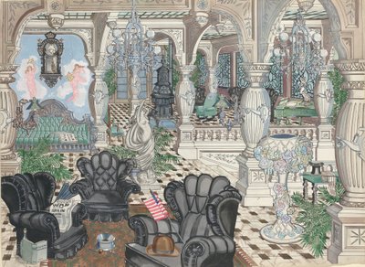 Club de Hombres de Foyer, 1880-1910, c. 1946 de Perkins Harnly
