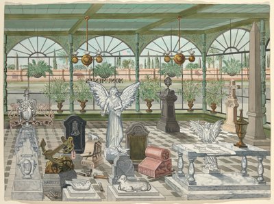 Sala de exhibición de monumentos, 1888, 1935-1942 de Perkins Harnly