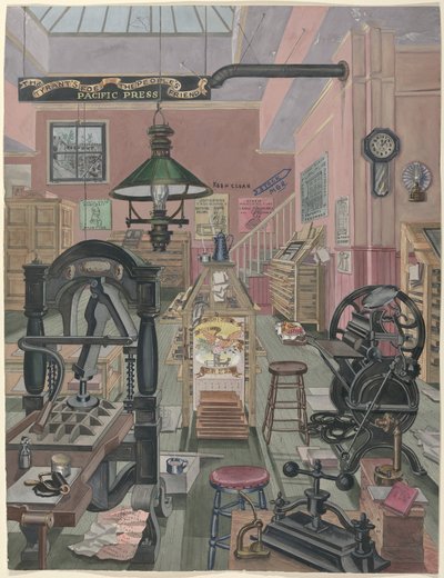 Tienda de Impresión, 1870 de Perkins Harnly