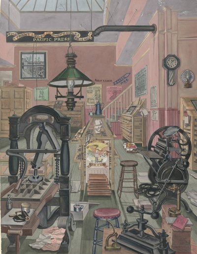 Tienda de impresiones, 1870 de Perkins Harnly