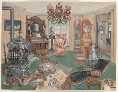 Sala Rural, 1900 de Perkins Harnly