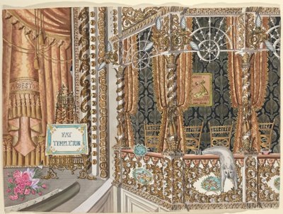 Palco de teatro, 1892 de Perkins Harnly