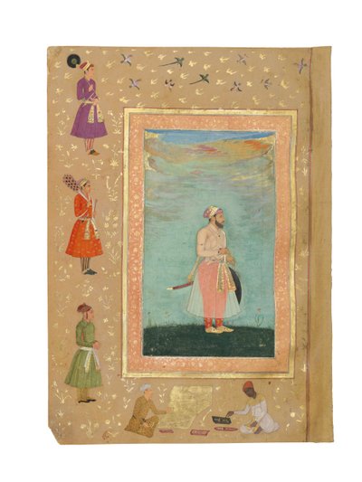 Un príncipe mogol, probablemente Shah Shuja, c.1645-50 de Persian School