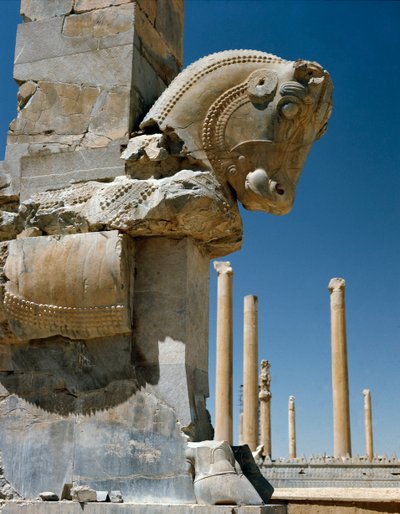 Capitel de columna en forma de toro aqueménida, siglo VI a.C. de Persian School