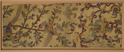 Fragmento de alfombra de ángel de Persian School