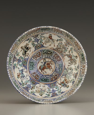 Cuenco, Kashan, Irán, dinastía Saljuq, finales del siglo XII-principios del siglo XIII de Persian School