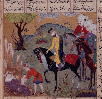 Fol.306v El nacimiento de Iskandar, del 