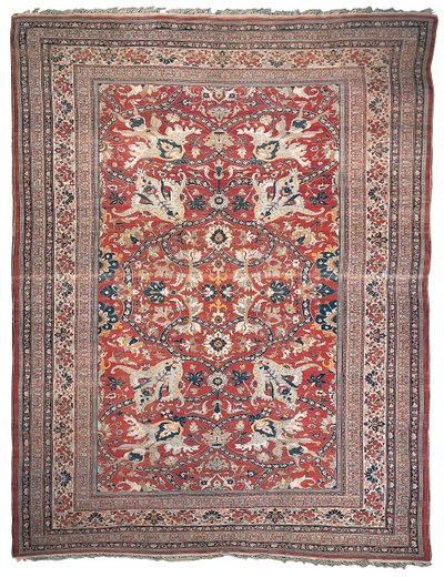 Alfombra Heriz, noroeste de Persia, tercer cuarto del siglo XIX de Persian School