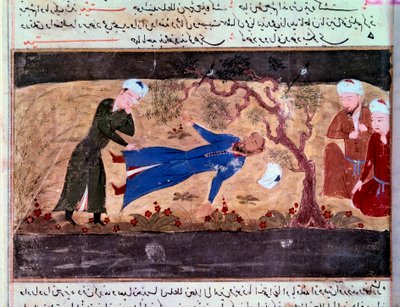 Historia de los mongoles: La muerte de Muhammad Hwarazmshah de Persian School