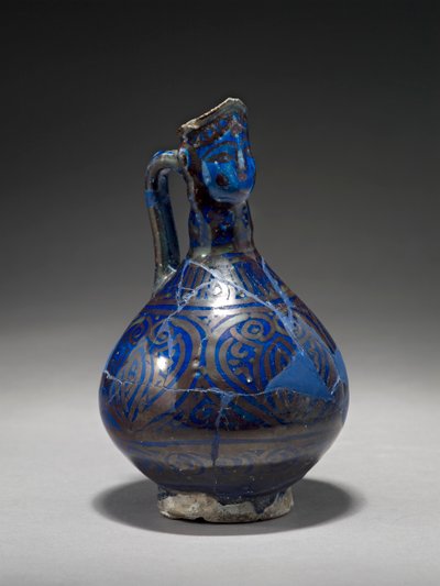 Jarra con cabeza humana, Irán, principios del siglo XIV de Persian School