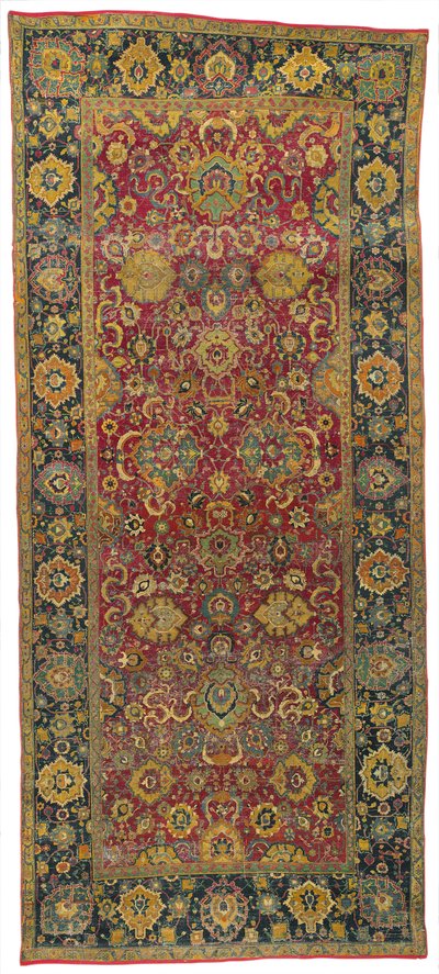 Alfombra de Isfahan, Persia Central, primer cuarto del siglo XVII de Persian School