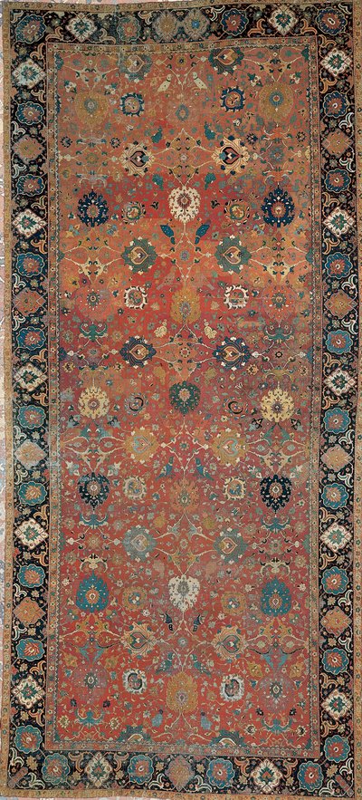 Alfombra de Khorassan, noreste de Persia de Persian School