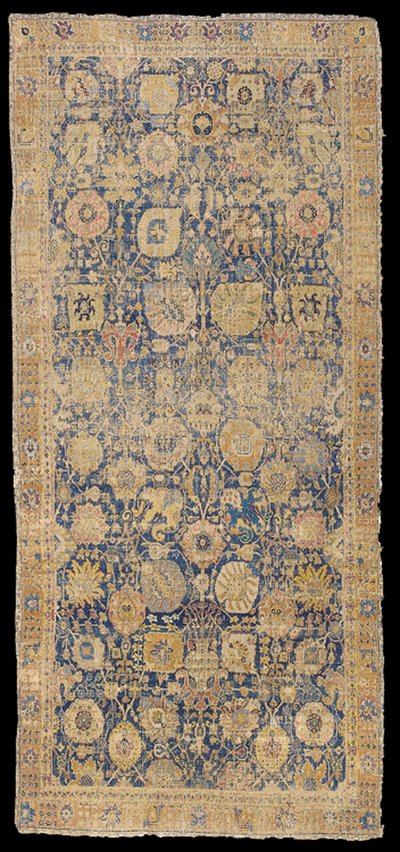 Alfombra "jarrón" de Kirman, sureste de Persia de Persian School