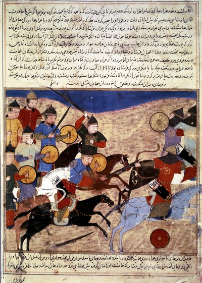 MONGOL Historia de: Guerreros mongoles de Persian School