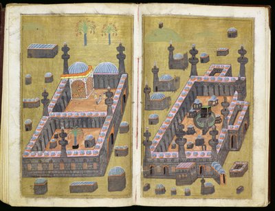 Las mezquitas en Medina y La Meca, de `Razones para la Caridad, por Mustafa Al-Shukri, 1160 de Persian School