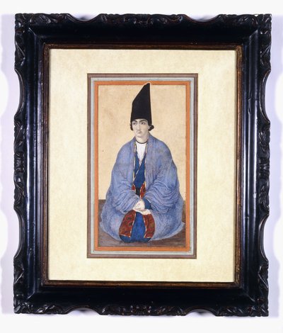 Retrato de un joven príncipe Qajar, c.1850 de Persian School