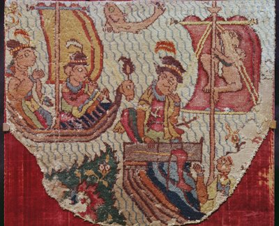 Alfombra con motivos indo-portugueses, Dinastía Safávida de Persian School