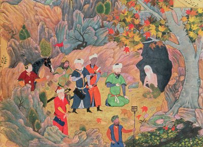 Sultan Iskandar visita a un ermitaño, del 