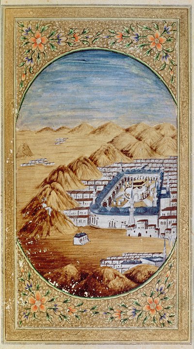 Suplemento Persa 1389 fol.39 La Tumba del Profeta en Medina de Persian School