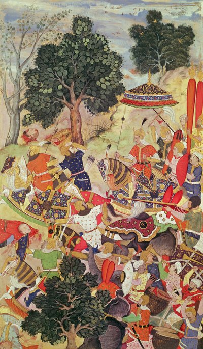 La Captura de Bakadur Khan de Persian School