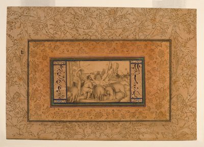 El hijo pródigo, c.1600 de Persian School