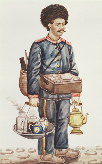 El comerciante de té ambulante de Persian School