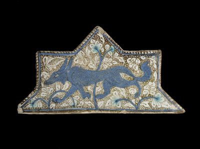 Azulejo, Irán, dinastía Il-Khanid, finales del siglo XIII-principios del siglo XIV de Persian School
