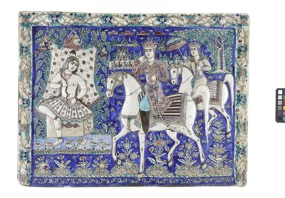 Azulejo de Teherán, siglo XIX de Persian School