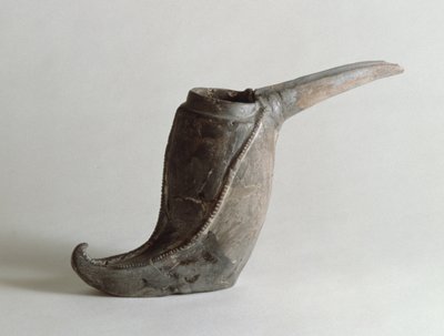 Recipiente en forma de bota, de Kaluraz, Gilan, Irán, c. primer milenio a.C. (arcilla) de Persian School