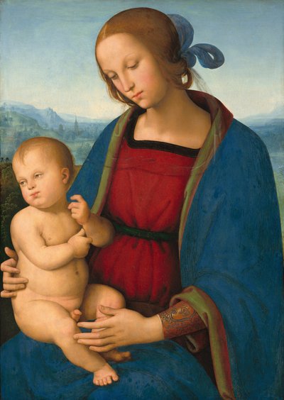Madonna y Niño, ca. 1500 de Perugino