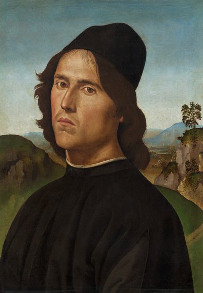 Retrato de Lorenzo di Credi, 1488 de Perugino