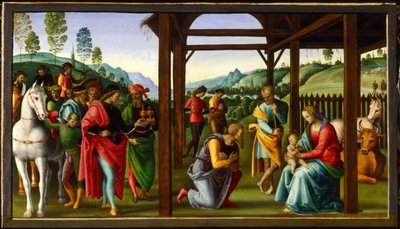 La adoración de los magos, finales del siglo XV-principios del siglo XVI de Perugino