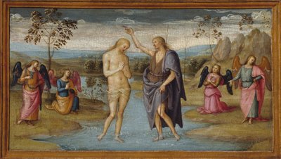 El bautismo de Cristo, 150005 de Perugino