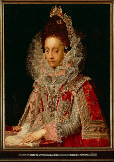 Retrato de la Duquesa Magdalena, c.1613 de Peter Candid