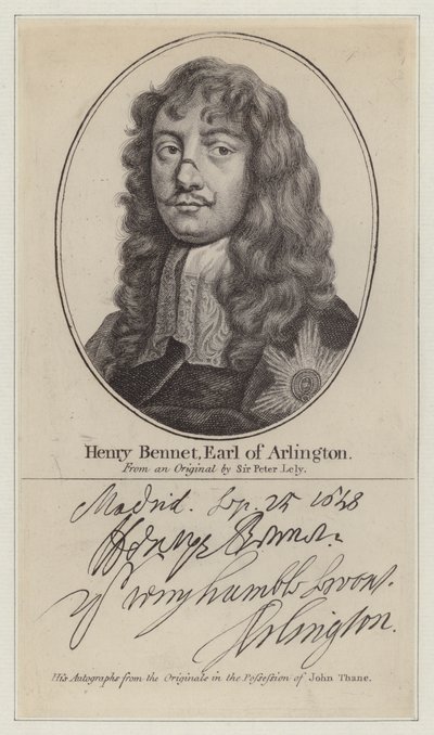 Henry Bennet de Peter (after) Lely