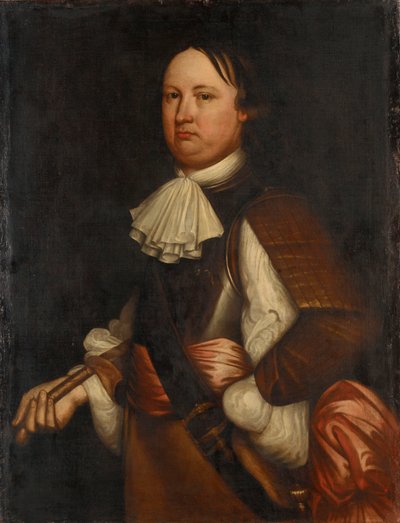 Retrato de un oficial de la marina, c.1665 (óleo) de Peter (after) Lely