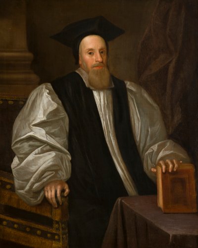 Retrato de John Bridgeman, obispo de Chester (1577-1652), c.1638-52 (óleo sobre lienzo) de Peter (attr.to) Lely