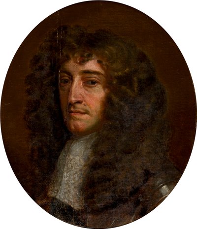 Retrato del Príncipe Ruperto del Rin (1619-1682), c.1618-80 (óleo sobre tabla) de Peter (follower of) Lely